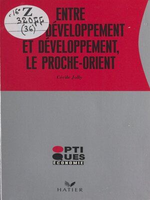 cover image of Entre sous-développement et développement